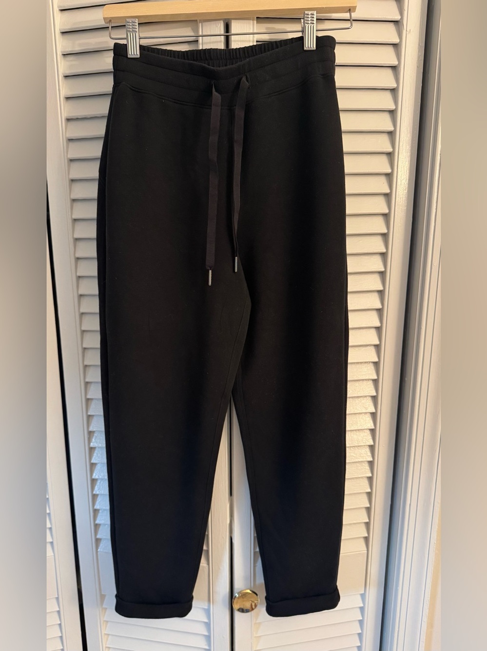 Spanx Air Essentials Black Drawstring Jogger Pants
